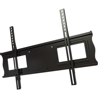 Ceiling mount box and universal screen adapter assembly for 37" to 63"+ screens