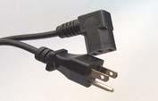AC Power Cord Right Angle UL/CSA