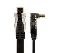 SL-HDRU02 Slimline® Ultra Slim High Speed HDMI® Cable with Ethernet - Right-Angled 90° HDMI plug to HDMI plug