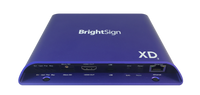 Brightsign H.265, True 4K, dual video decode, advanced HTML5 player with expanded I/O package