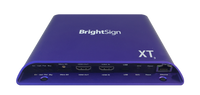 Brightsign H.265, True 4K, dual video decode, enterprise HTML5 player with expanded I/O, PoE+ and Live TV
