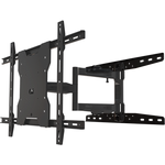 World's thinnest articulating arm for 13" to 65" screens with double stud wall plate for attaching to two studs on 16" and 20" centers