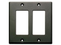 CP-2B Double Cover Plate -Black