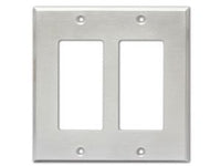 CP-2S Double Cover Plate - stainless steel