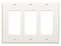 CP-3 Triple Cover Plate - white