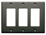 CP-3B Triple Cover Plate - Black