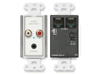 D-TPSL1A Active Single-Pair Sender - Twisted Pair Format-A - Mini-Jack &amp; Stereo RCA In