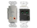 DS-TPS2A Active Two-Pair Sender - Twisted Pair Format-A - Stainless - Stereo RCA jack inputs