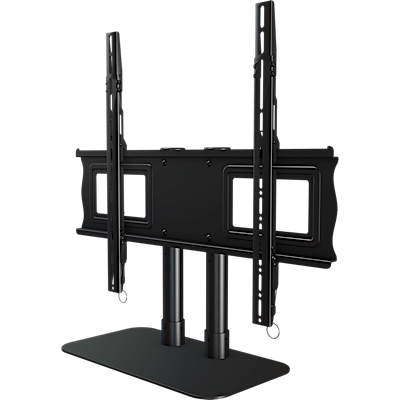 Single desktop stand for 32" to 65"+ screens