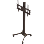 Mobile cart with height and tilt adjustment for 37" to 63"+ Plasma, LCD or LED screens