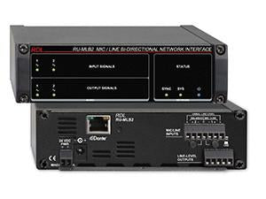 RU-MLB2 Mic/Line Bi-Directional Network Interface