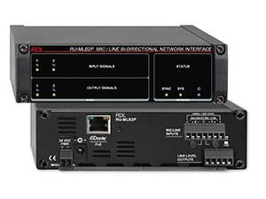RU-MLB2P Mic/Line Bi-Directional Network Interface