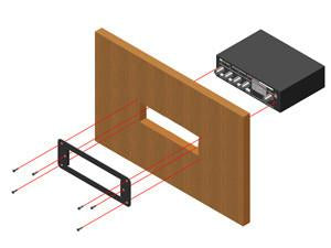 RU-SMA1 RACK-UP Mounting Plate - Mounts any RACK-UP module in a cabinet or other flat surface