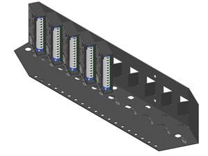 SR-10 STICK-ON Series 19&#34; Mounting Rack - 10 modules