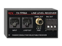 TX-TPR6A Passive Single-Pair Receiver - Twisted Pair Format-A - Balanced audio line output